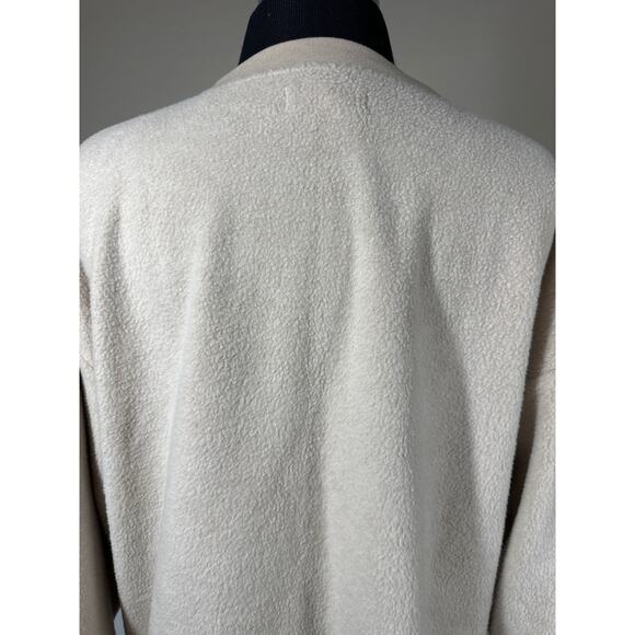 Madewell Resourced Brushed Side Button Oversized Relaxed Fit Sweatshirt Tan M - Picture 11 of 13
